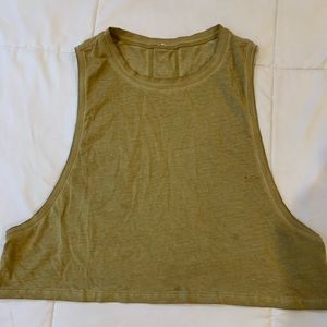 Lululemon Muscle Alice Crop Tank size 8